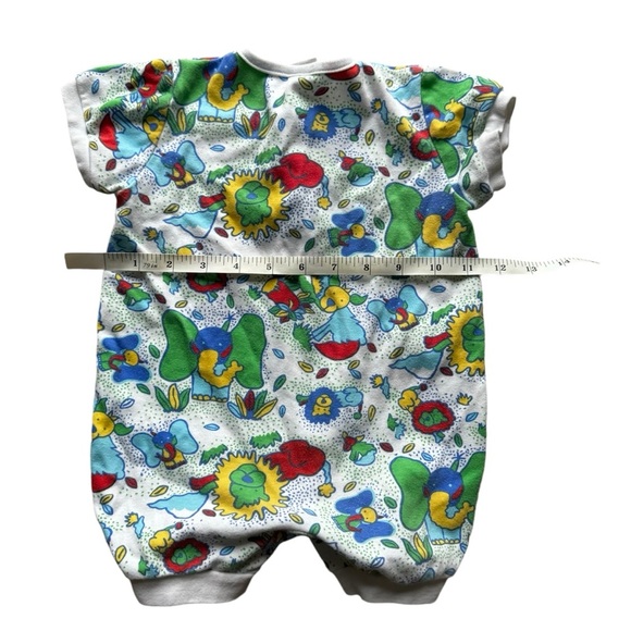 Vintage Agabang Baby Toddler 18 Month Romper Zoo Animals Lions Elephant 80s - Picture 6 of 7